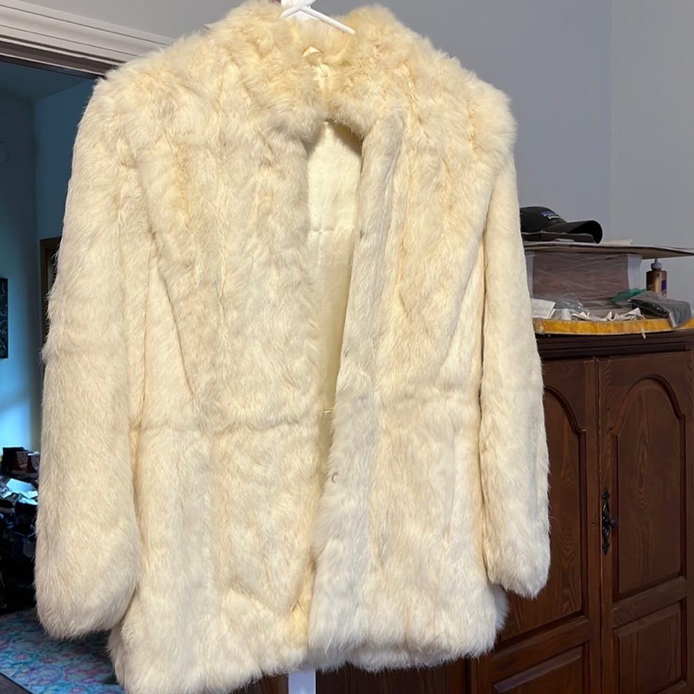 Vintage Rabbit Fur coat